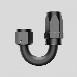 알루미늄 커터 스타일 스위블 호스 끝 0/30/45/60/90/120/150/180도 피팅 암컷 AN4 an8 an8 an10 an16 an20